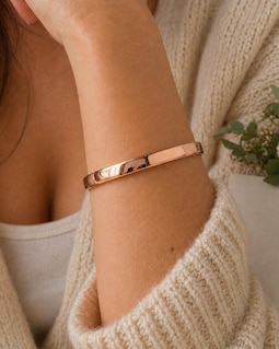 Polish Copper Cuff Bracelet, Healing Cuff, Minimalist Jewelry, Gift for Mammy